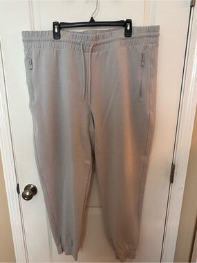Old Navy Light Gray Jogger Track Pants